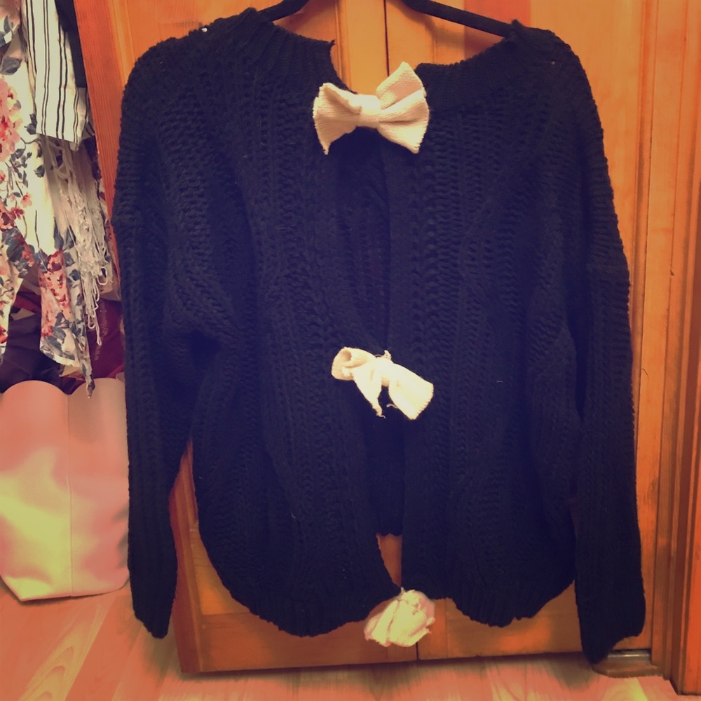 Black sweater